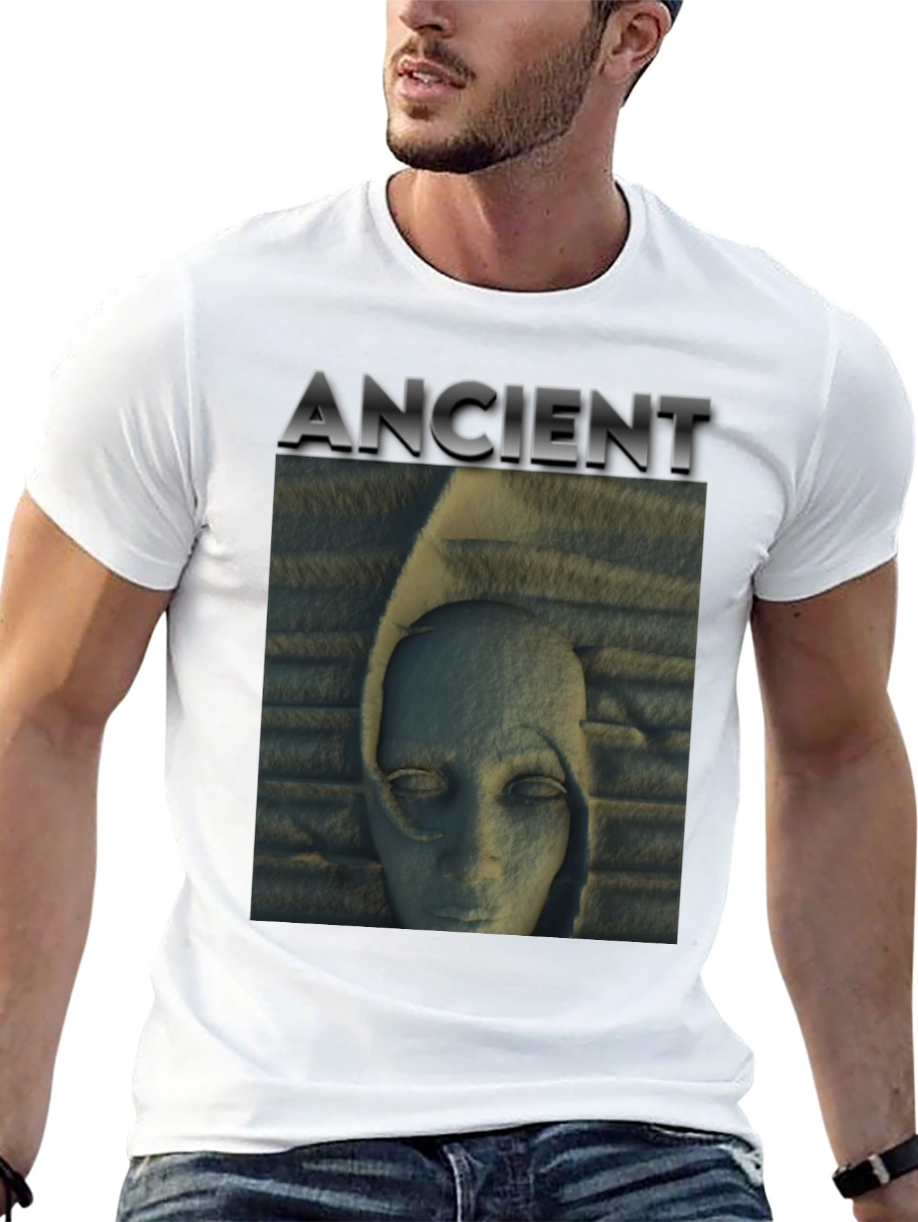 Ancient Statue Graphic Tee