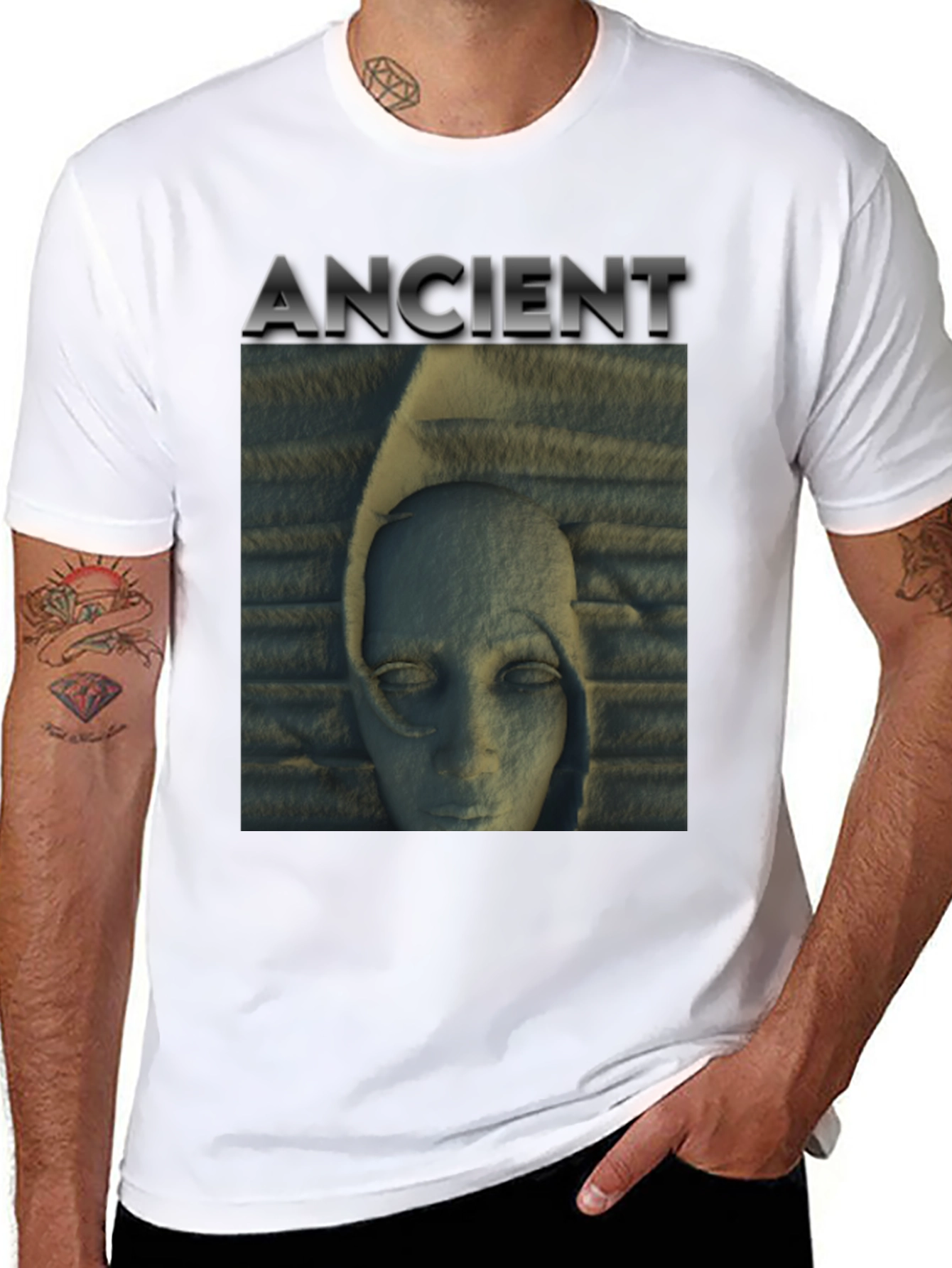 Ancient Statue Graphic Tee