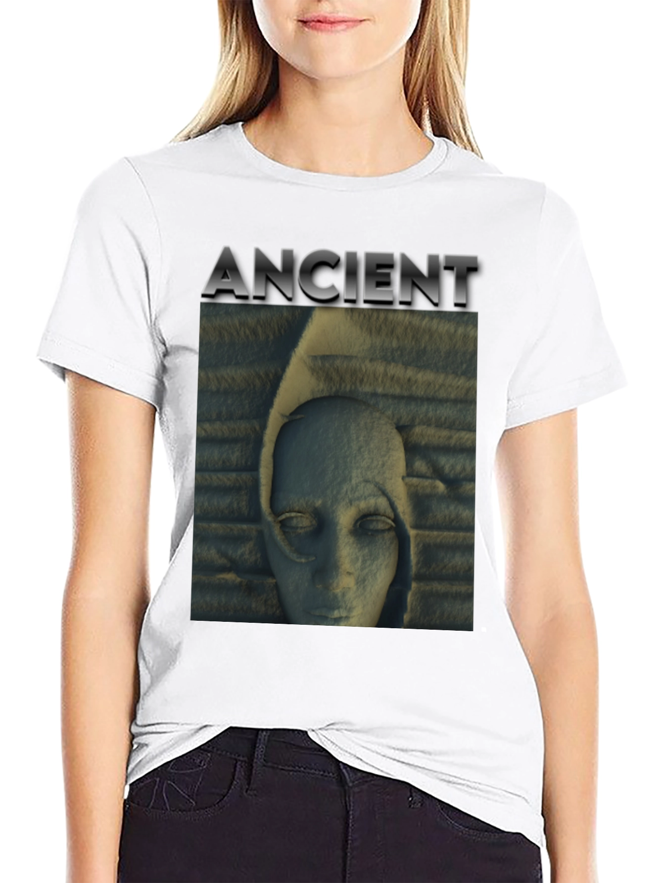Ancient Statue Graphic Tee