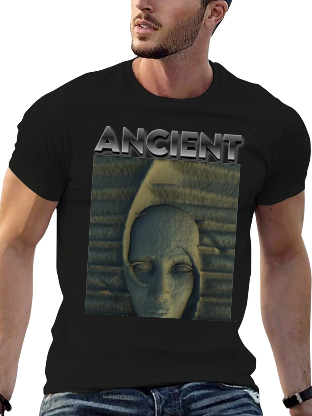 Ancient Statue Graphic Tee
