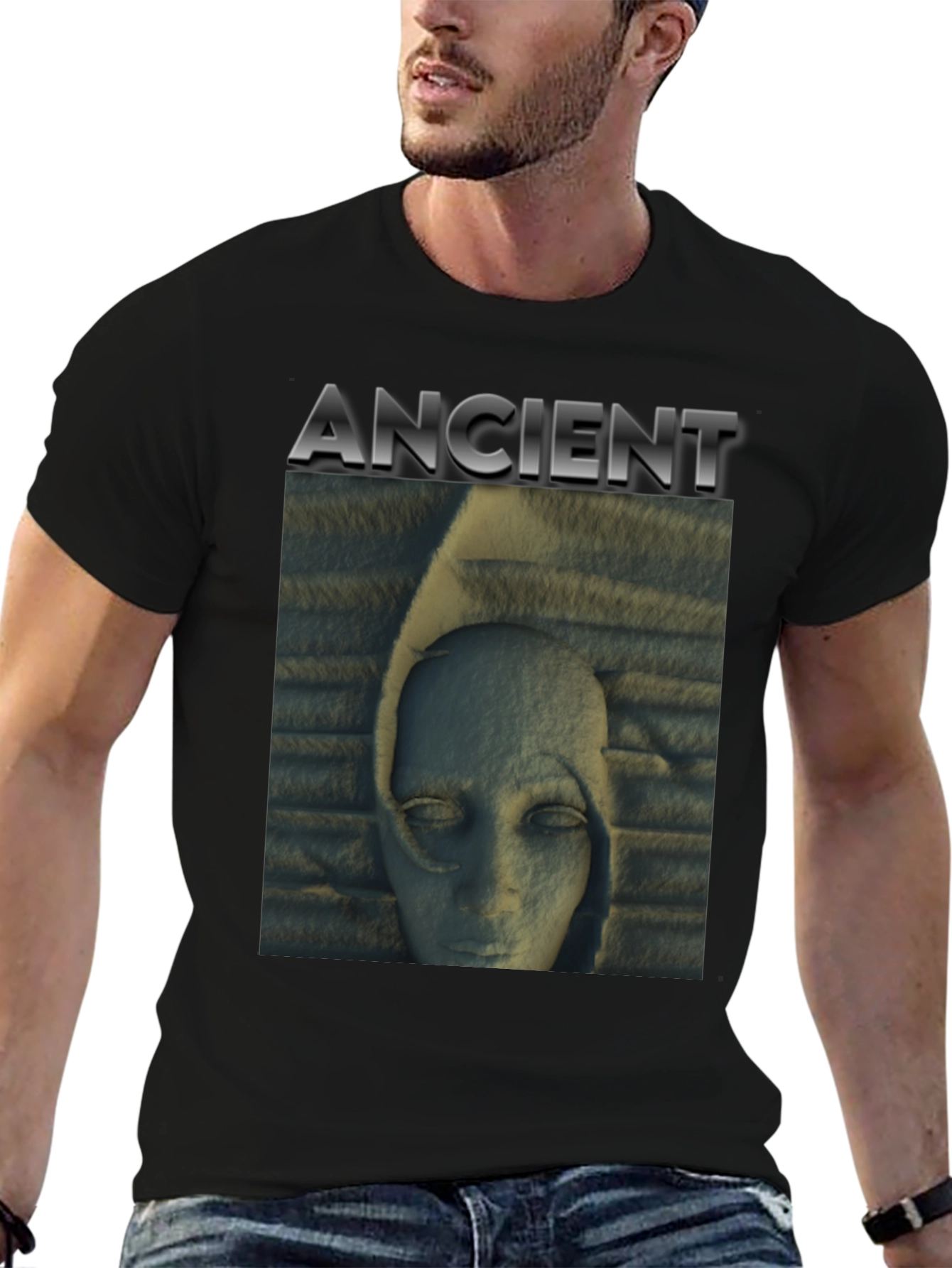 Ancient Statue Graphic Tee