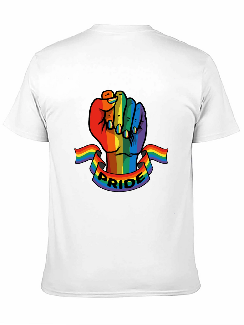 Pride Fist T-Shirt - LGBTQ+ Rainbow Graphic Tee