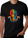 Pride Fist T-Shirt - LGBTQ+ Rainbow Graphic Tee