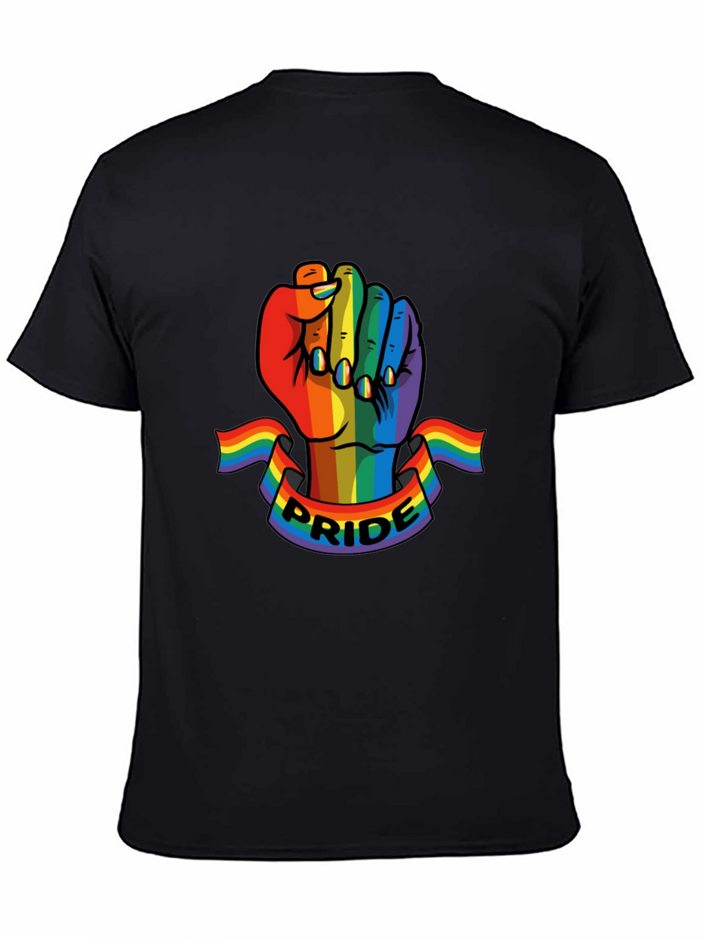 Pride Fist T-Shirt - LGBTQ+ Rainbow Graphic Tee