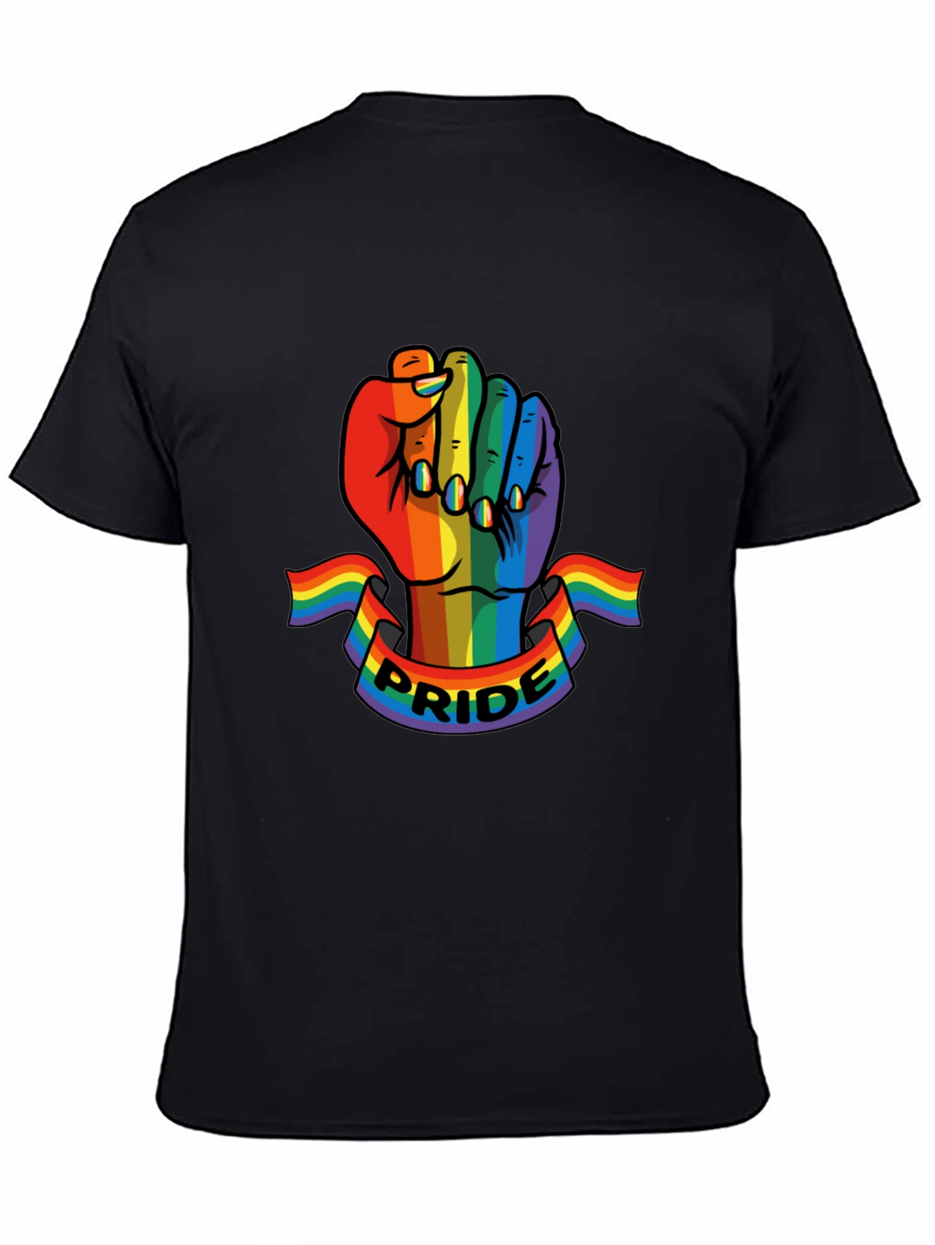 Pride Fist T-Shirt - LGBTQ+ Rainbow Graphic Tee