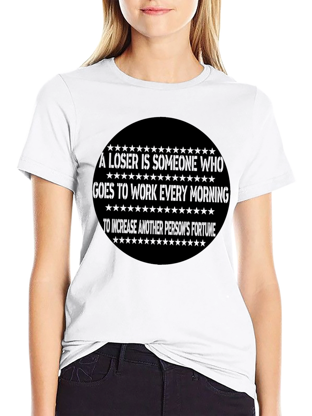 Motivational Tee: Loser Quote