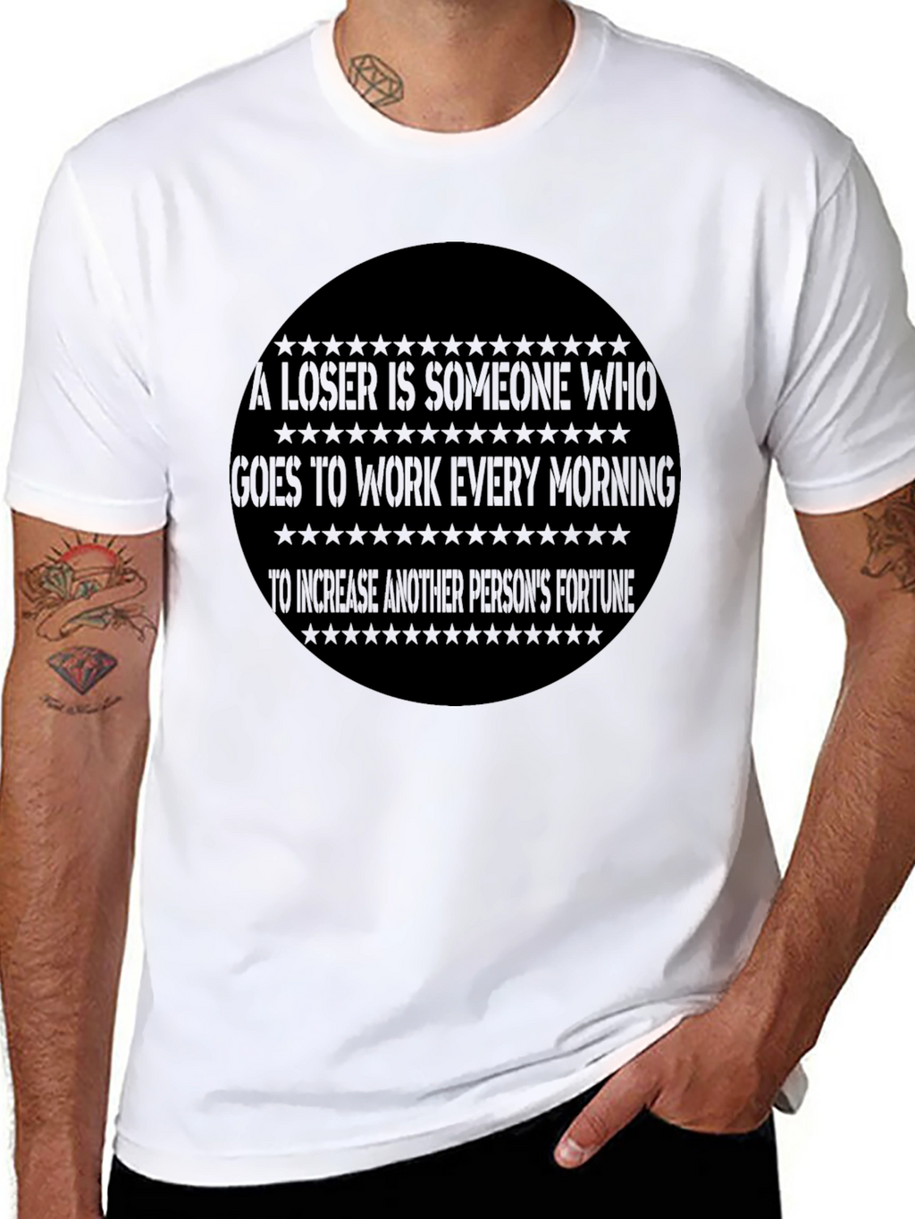 Motivational Tee: Loser Quote
