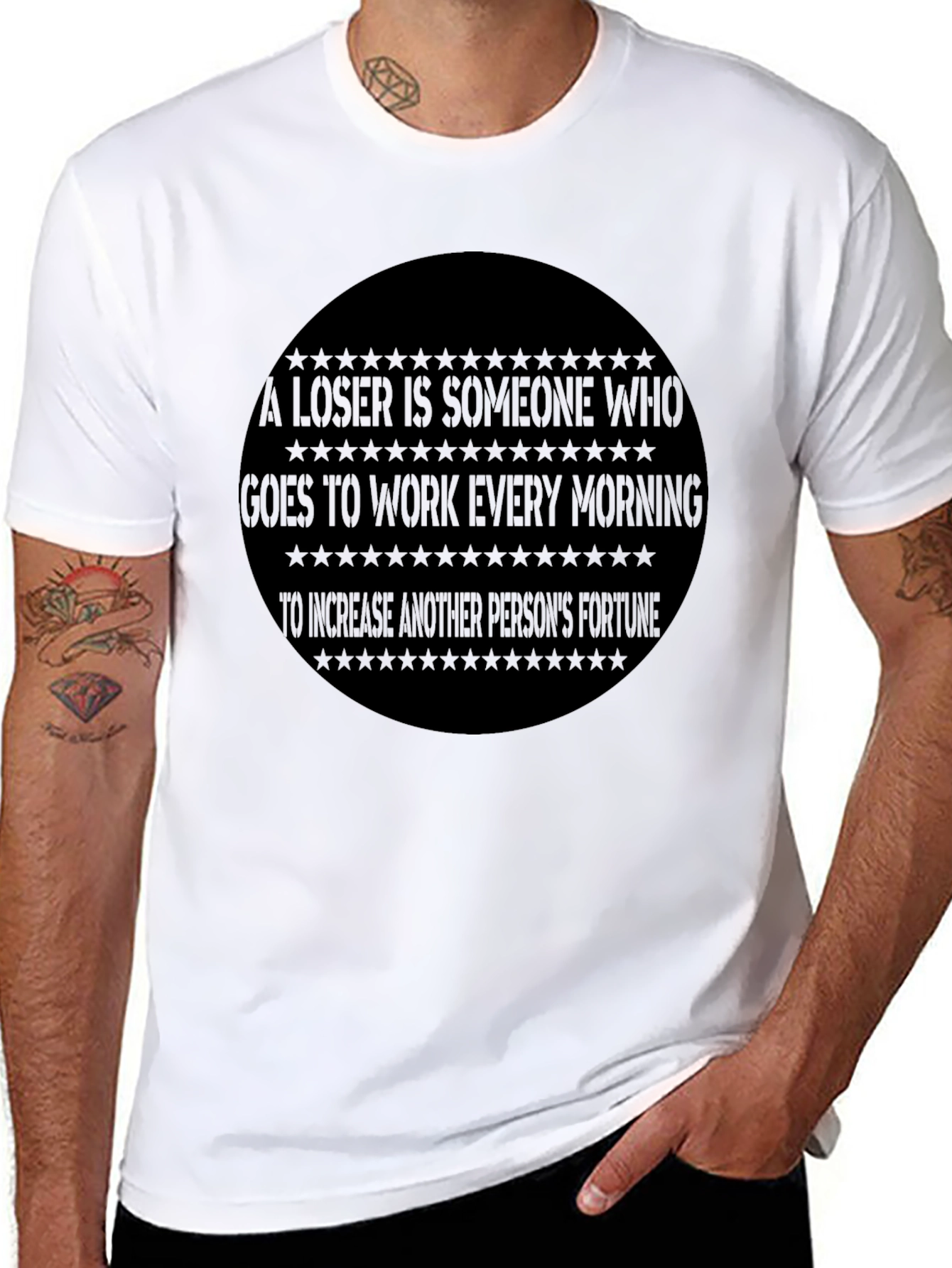 Motivational Tee: Loser Quote