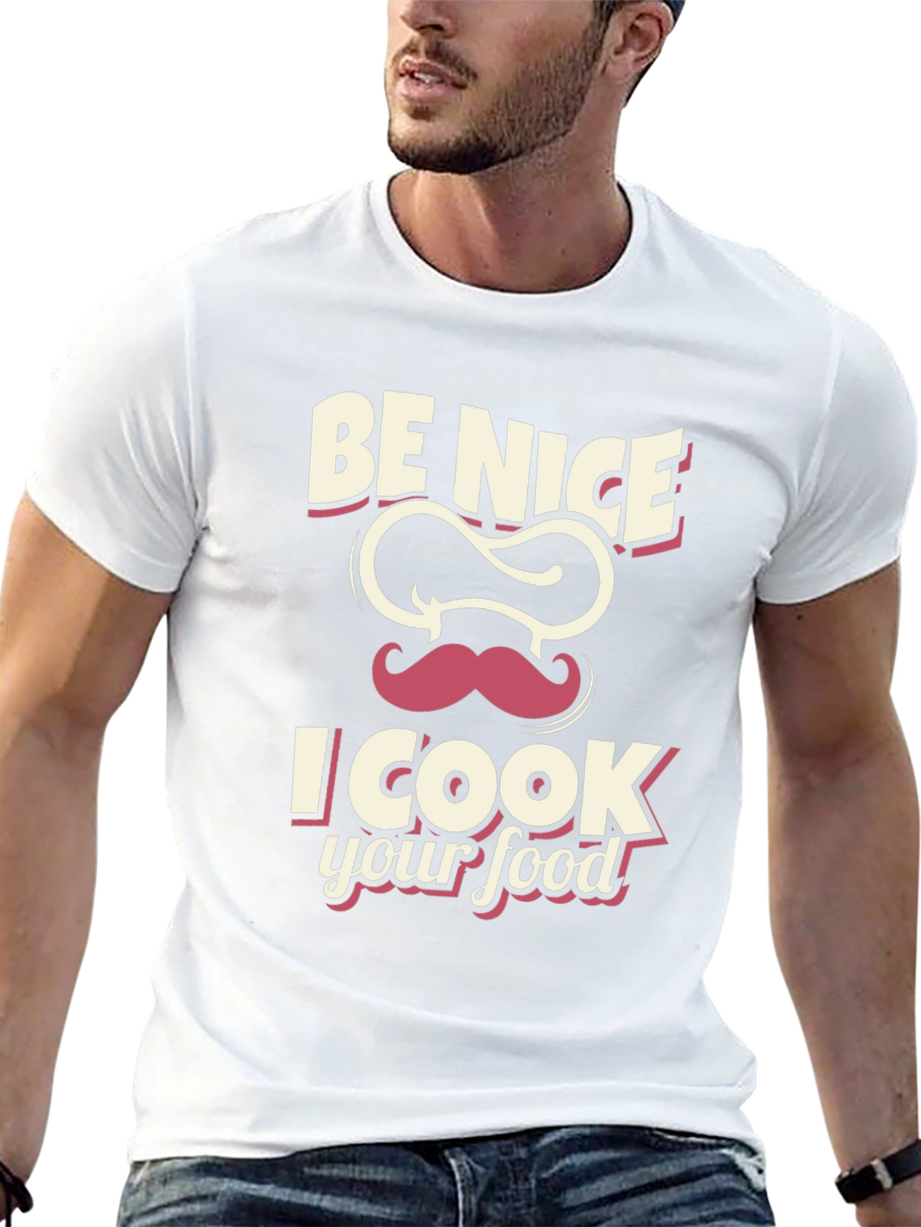 Be Nice I Cook Your Food Black T-Shirt