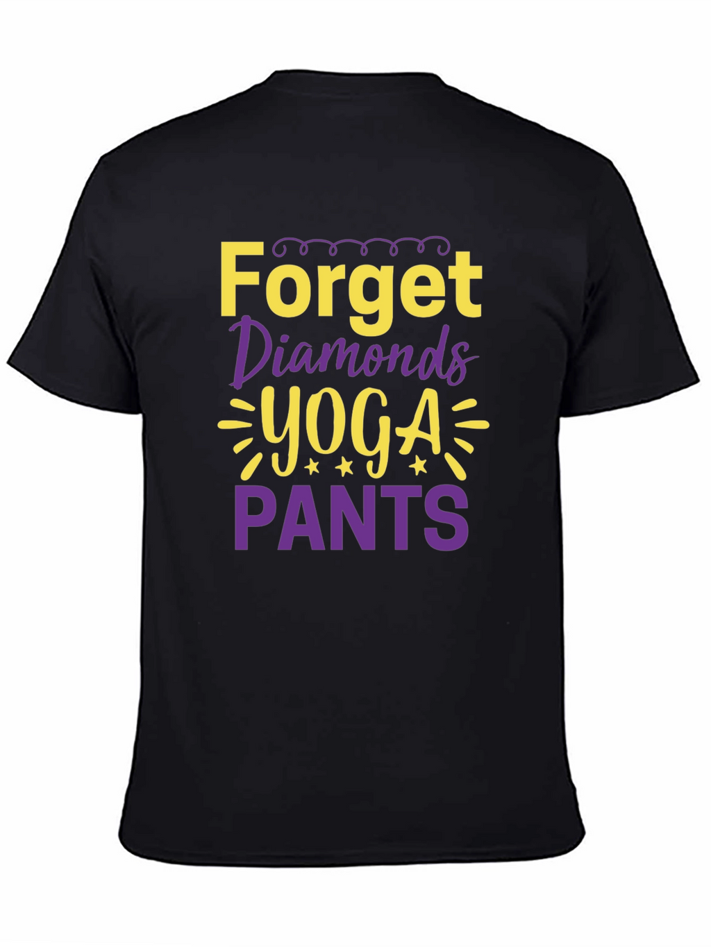 Forget Diamonds Yoga Pants Graphic Tee