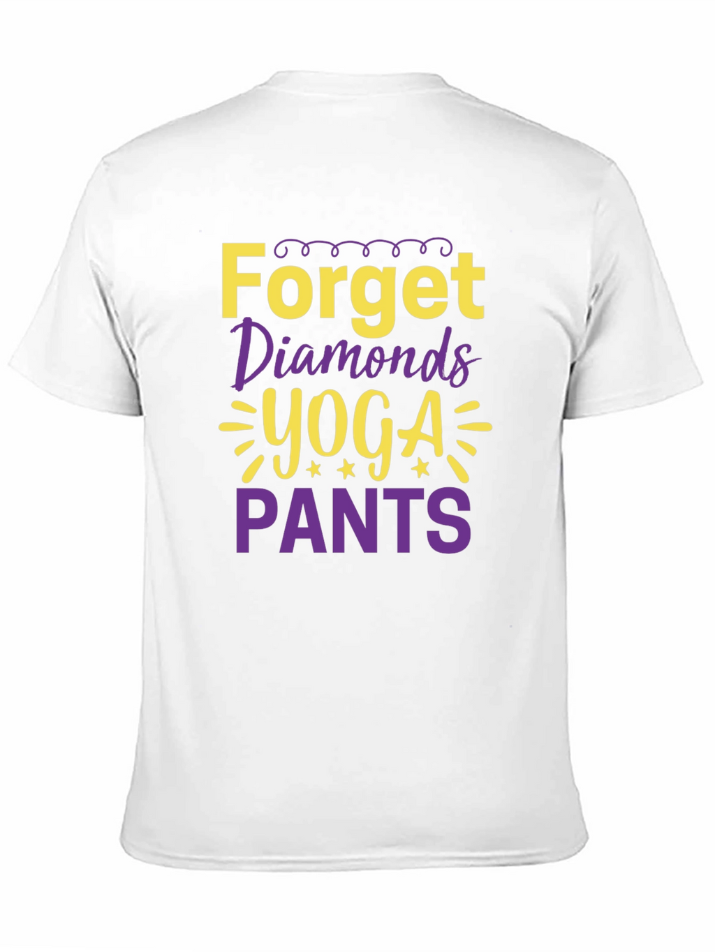 Forget Diamonds Yoga Pants Graphic Tee