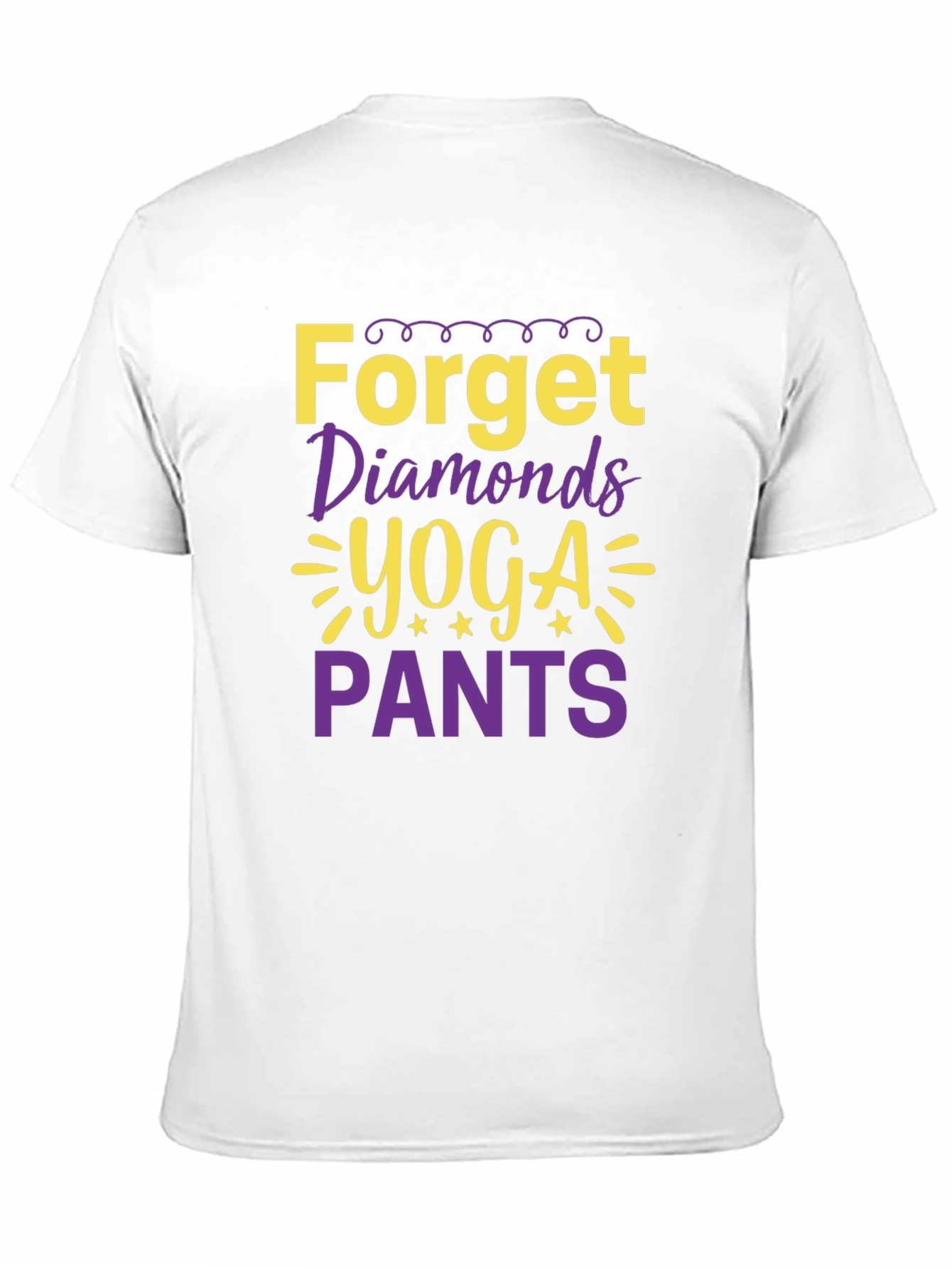 Forget Diamonds Yoga Pants Graphic Tee