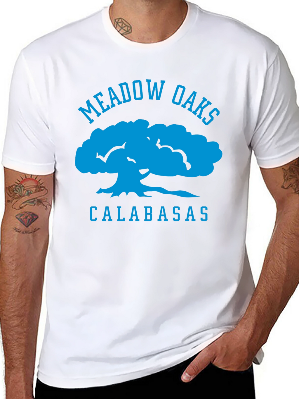 Meadow Oaks Calabasas Black Graphic Tee