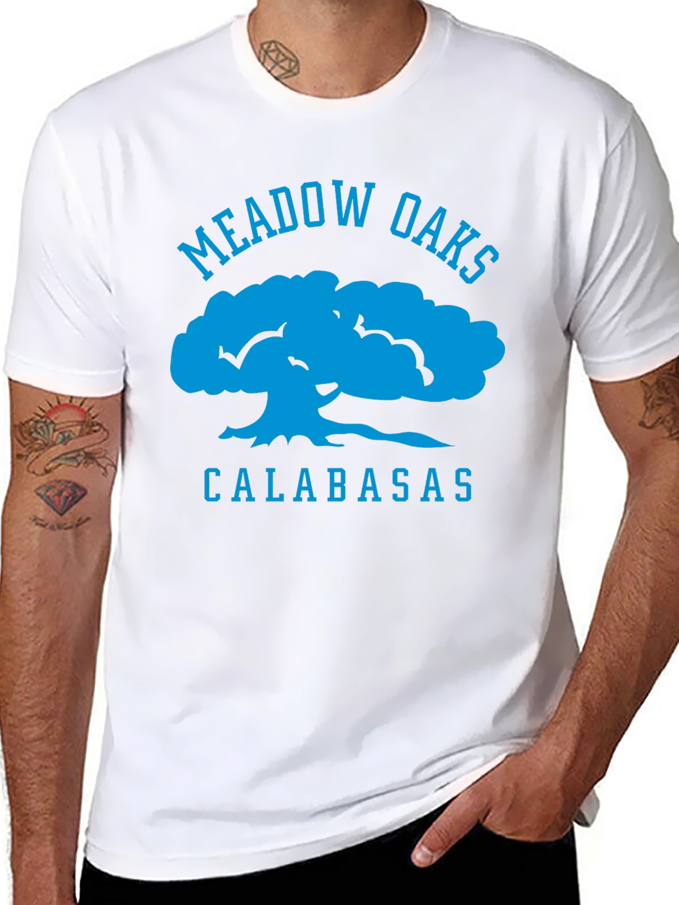Meadow Oaks Calabasas Black Graphic Tee