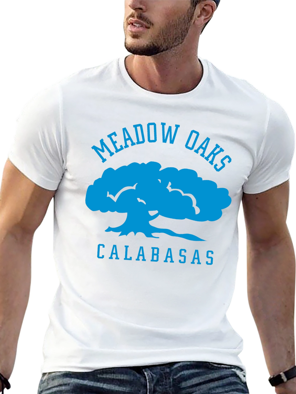 Meadow Oaks Calabasas Black Graphic Tee