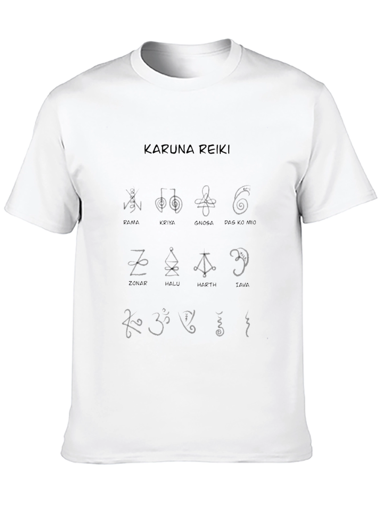 Karuna Reiki Symbol T-Shirt - Spiritual Healing Power