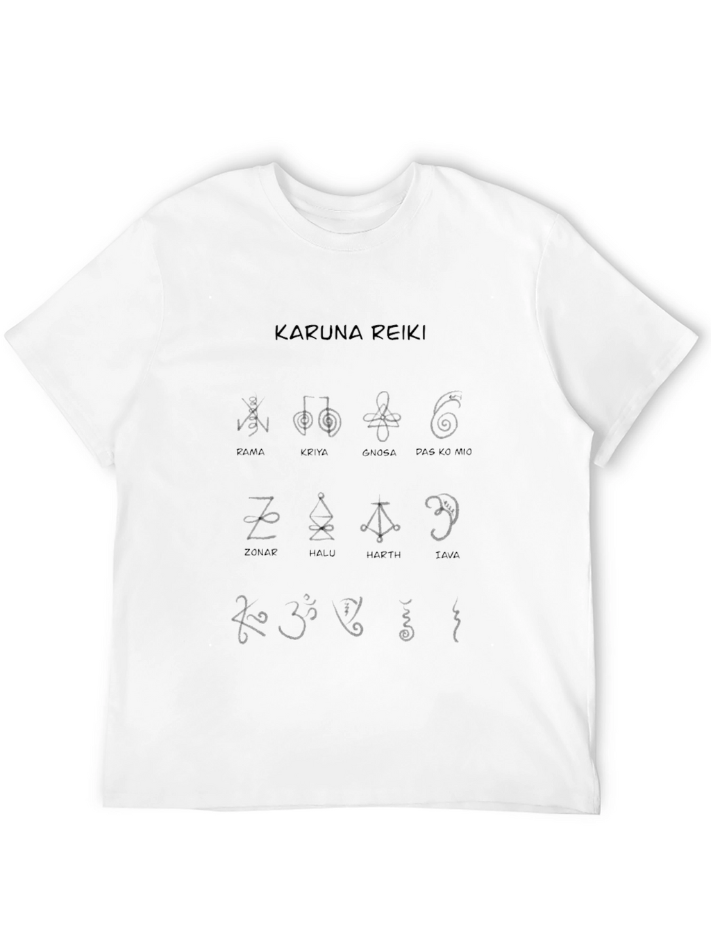 Karuna Reiki Symbol T-Shirt - Spiritual Healing Power