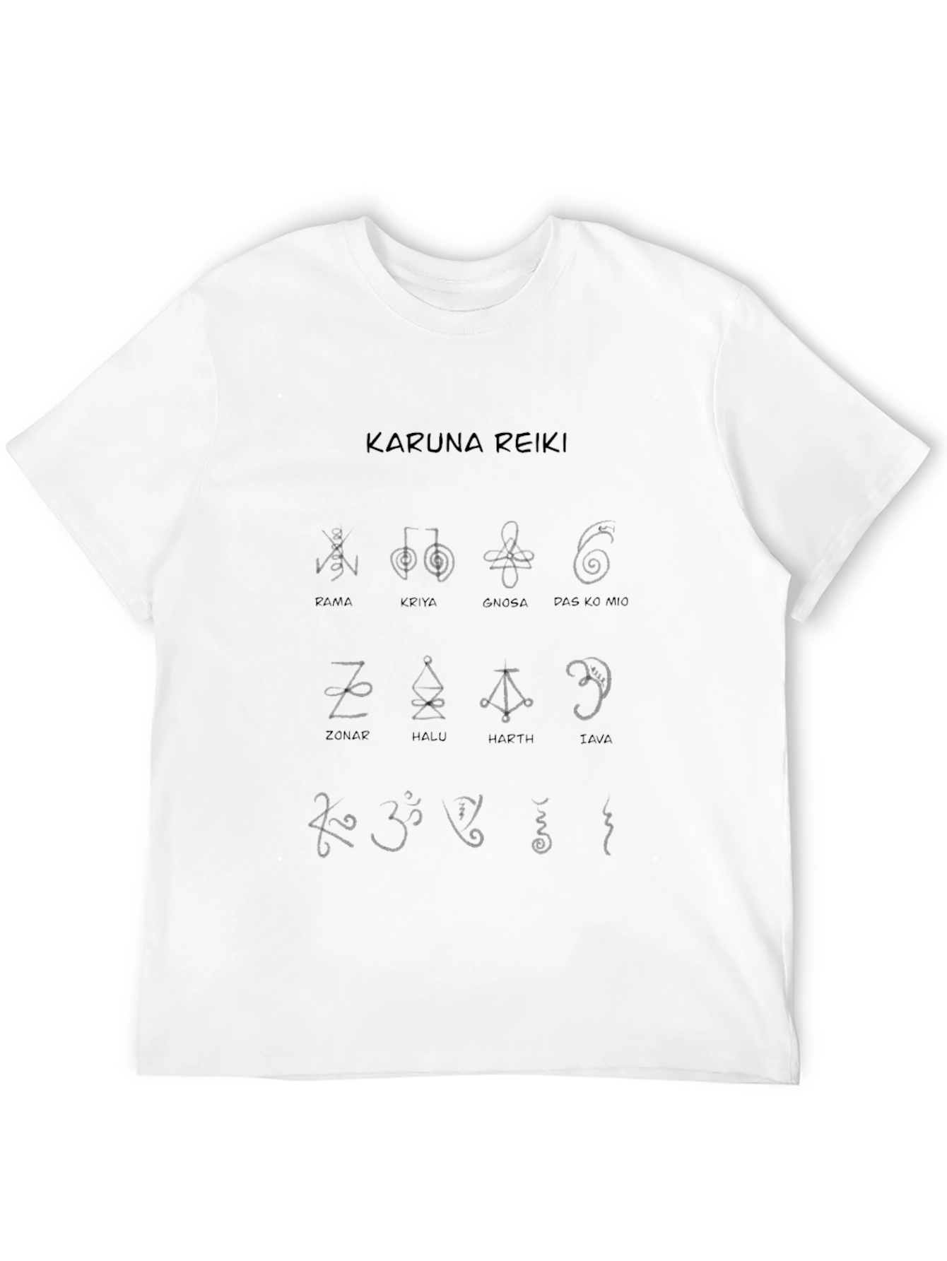 Karuna Reiki Symbol T-Shirt - Spiritual Healing Power