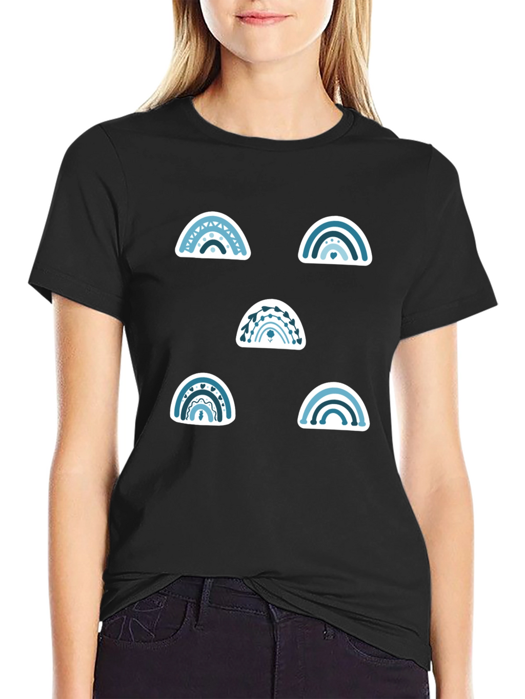 Rainbow Graphic Tee - Stylish Casual Wear