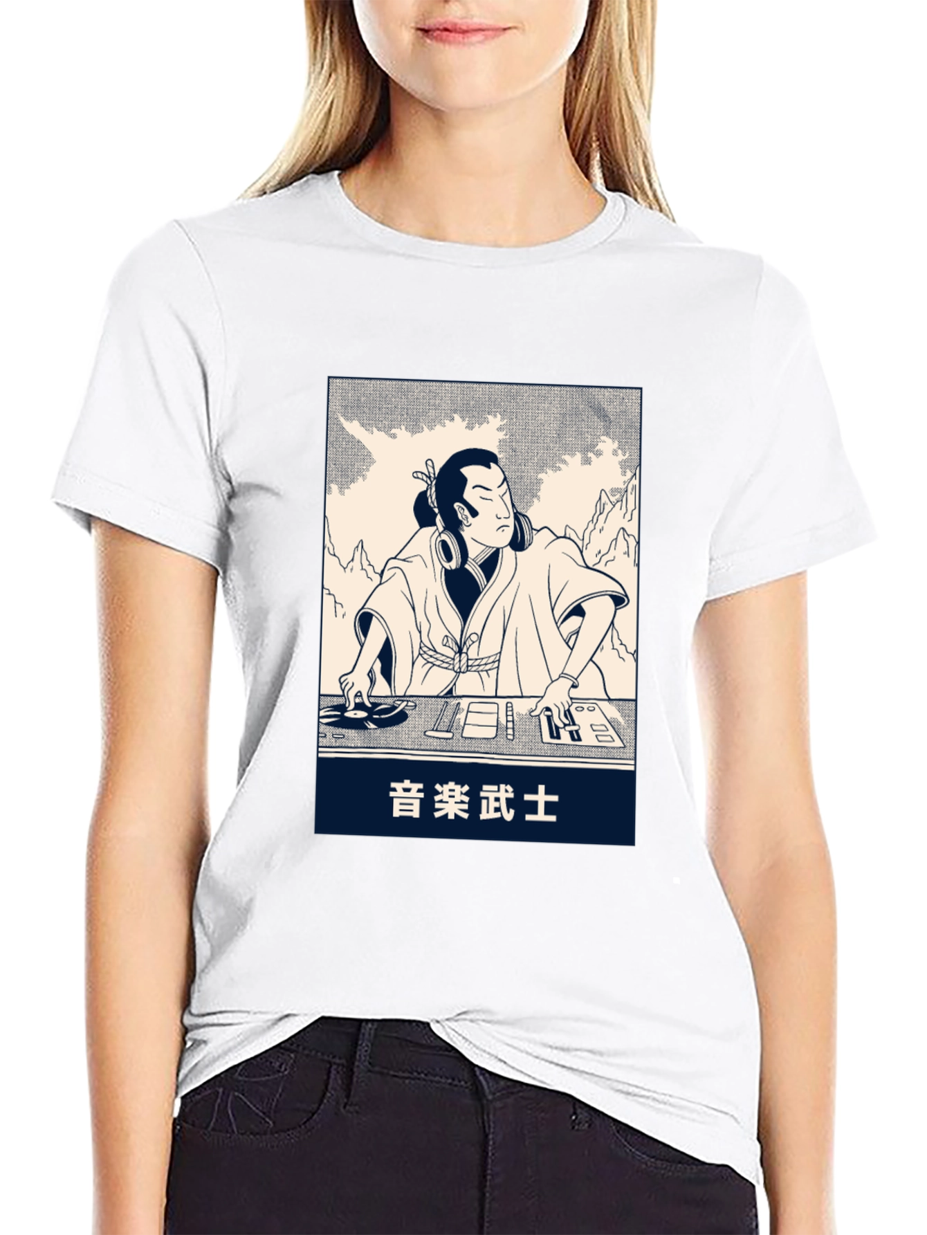 Samurai DJ Graphic T-Shirt