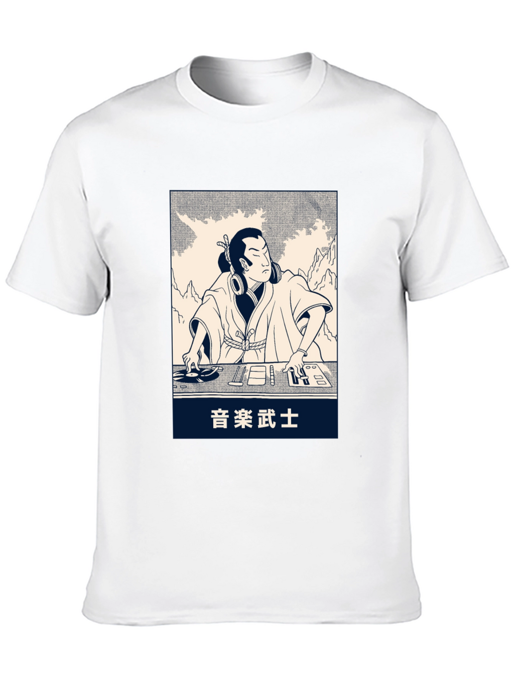 Samurai DJ Graphic T-Shirt