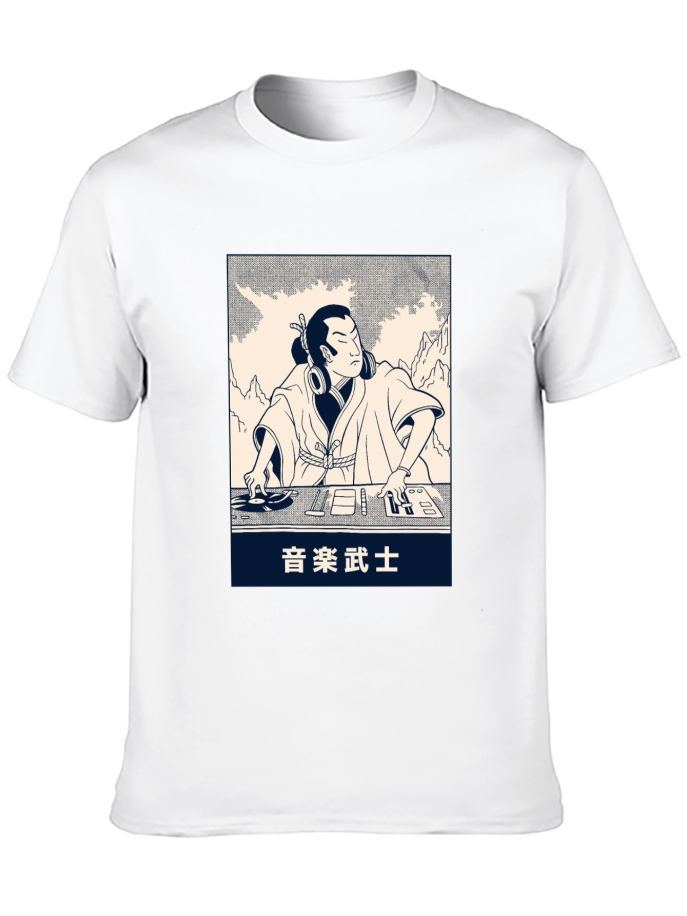 Samurai DJ Graphic T-Shirt