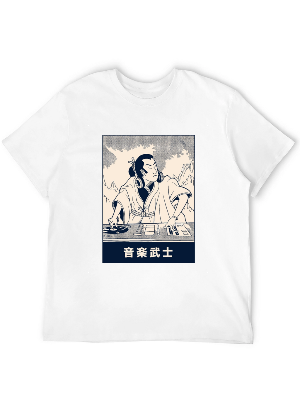 Samurai DJ Graphic T-Shirt