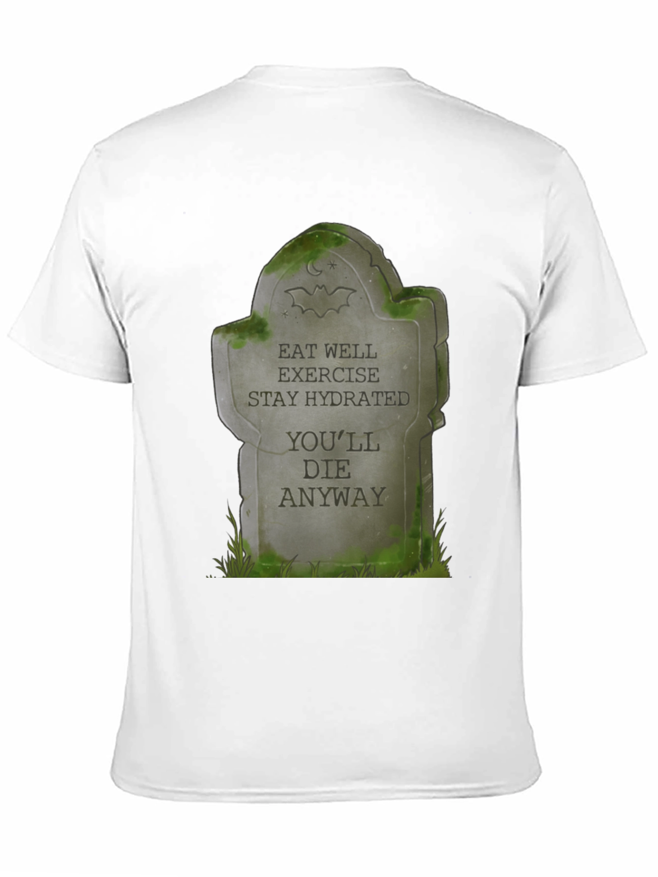 Eat Well Tombstone Graphic T-Shirt