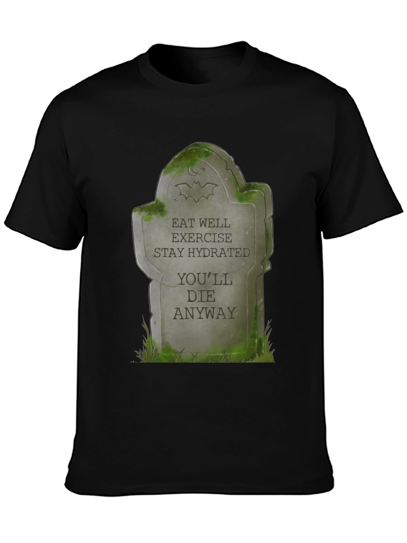 Eat Well Tombstone Graphic T-Shirt