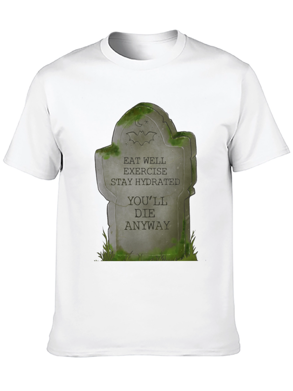 Eat Well Tombstone Graphic T-Shirt