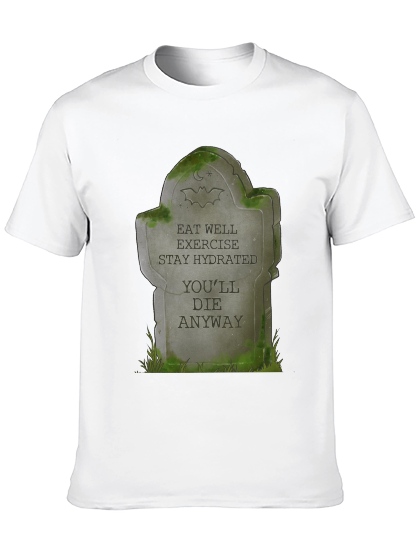Eat Well Tombstone Graphic T-Shirt