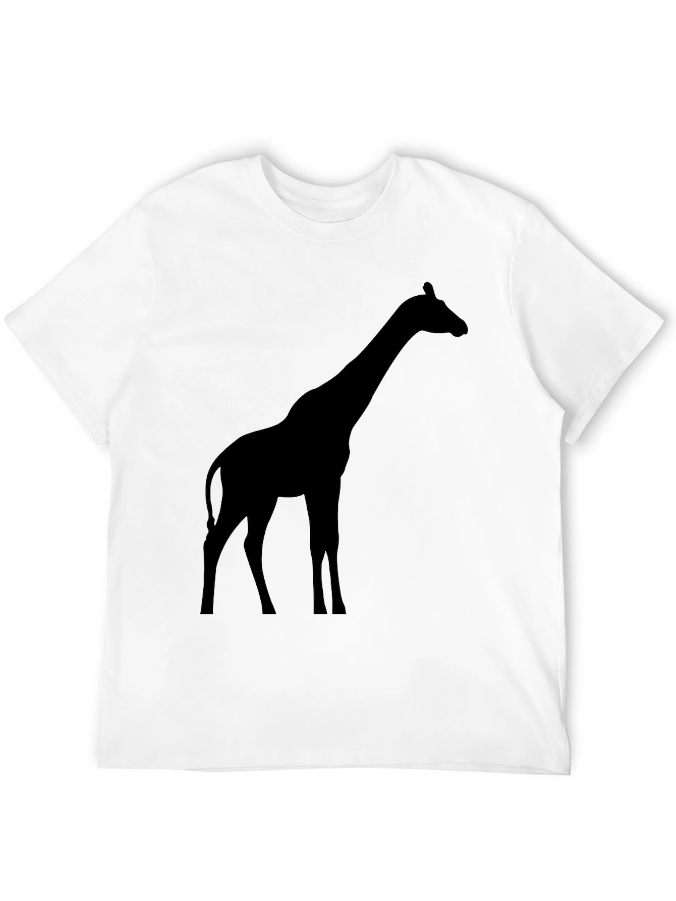 Giraffe Silhouette T-Shirt - Classic Crew Neck