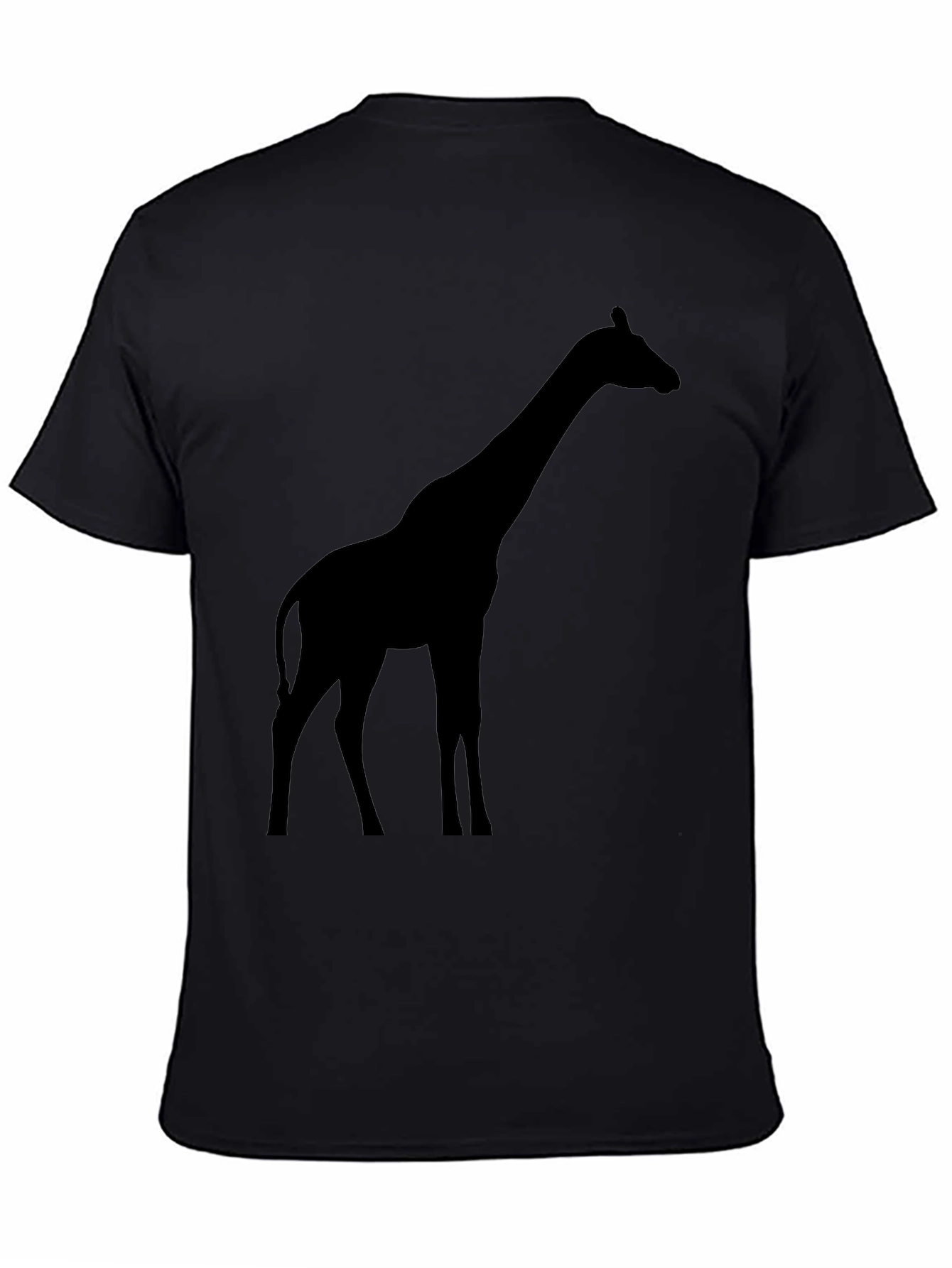 Giraffe Silhouette T-Shirt - Classic Crew Neck