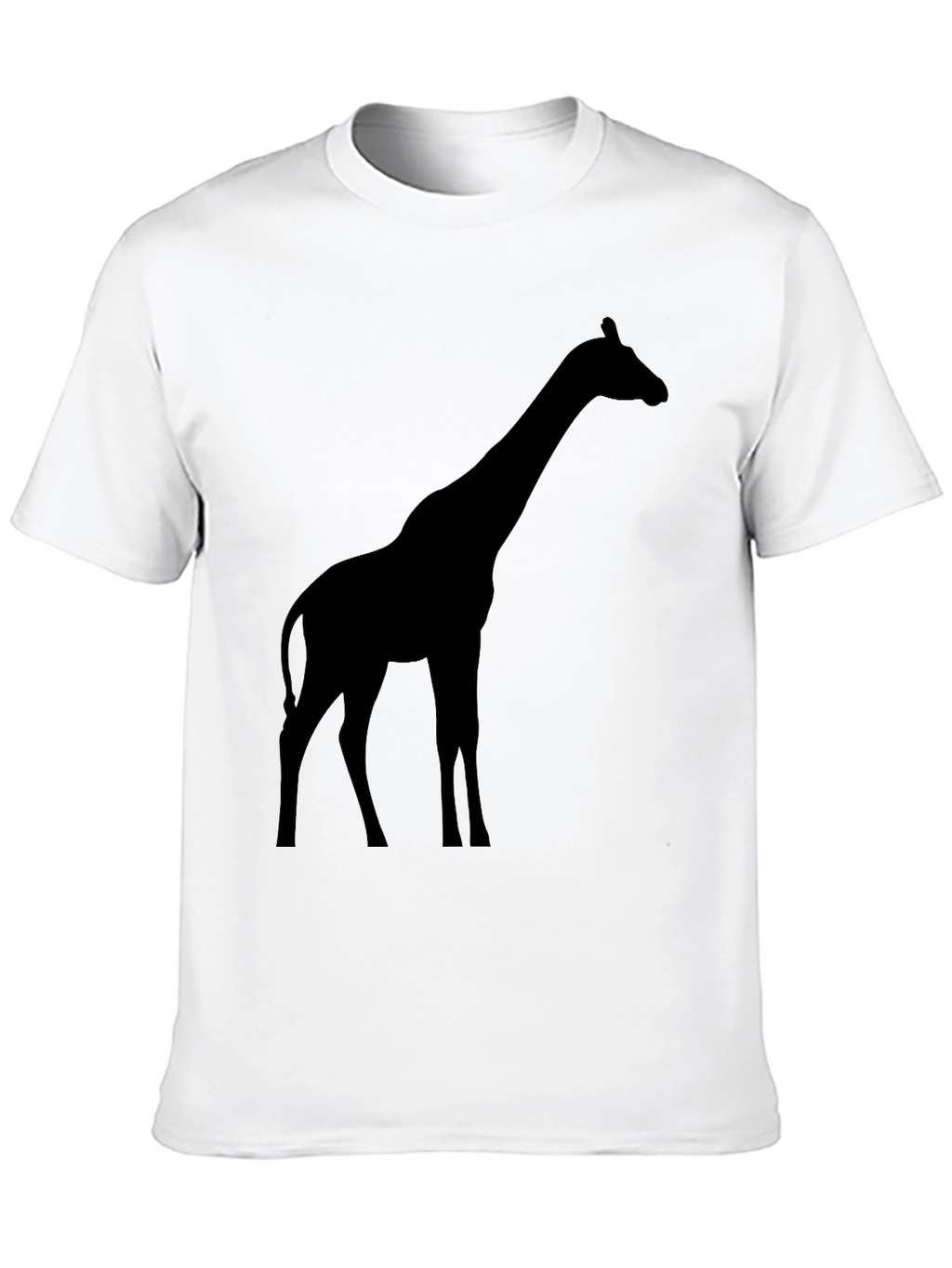 Giraffe Silhouette T-Shirt - Classic Crew Neck