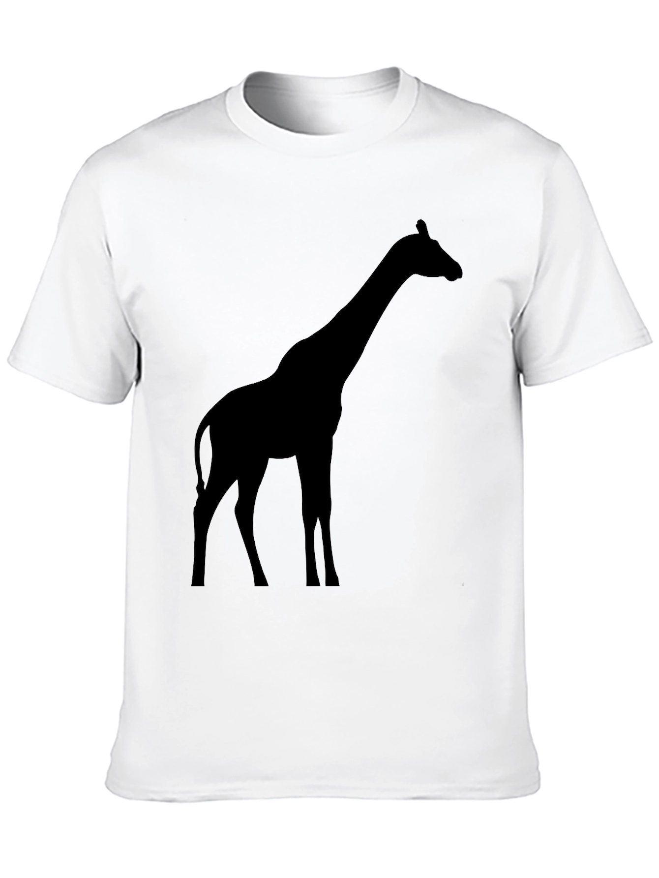 Giraffe Silhouette T-Shirt - Classic Crew Neck