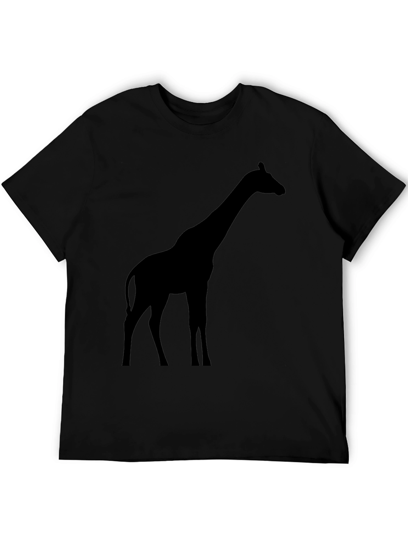 Giraffe Silhouette T-Shirt - Classic Crew Neck