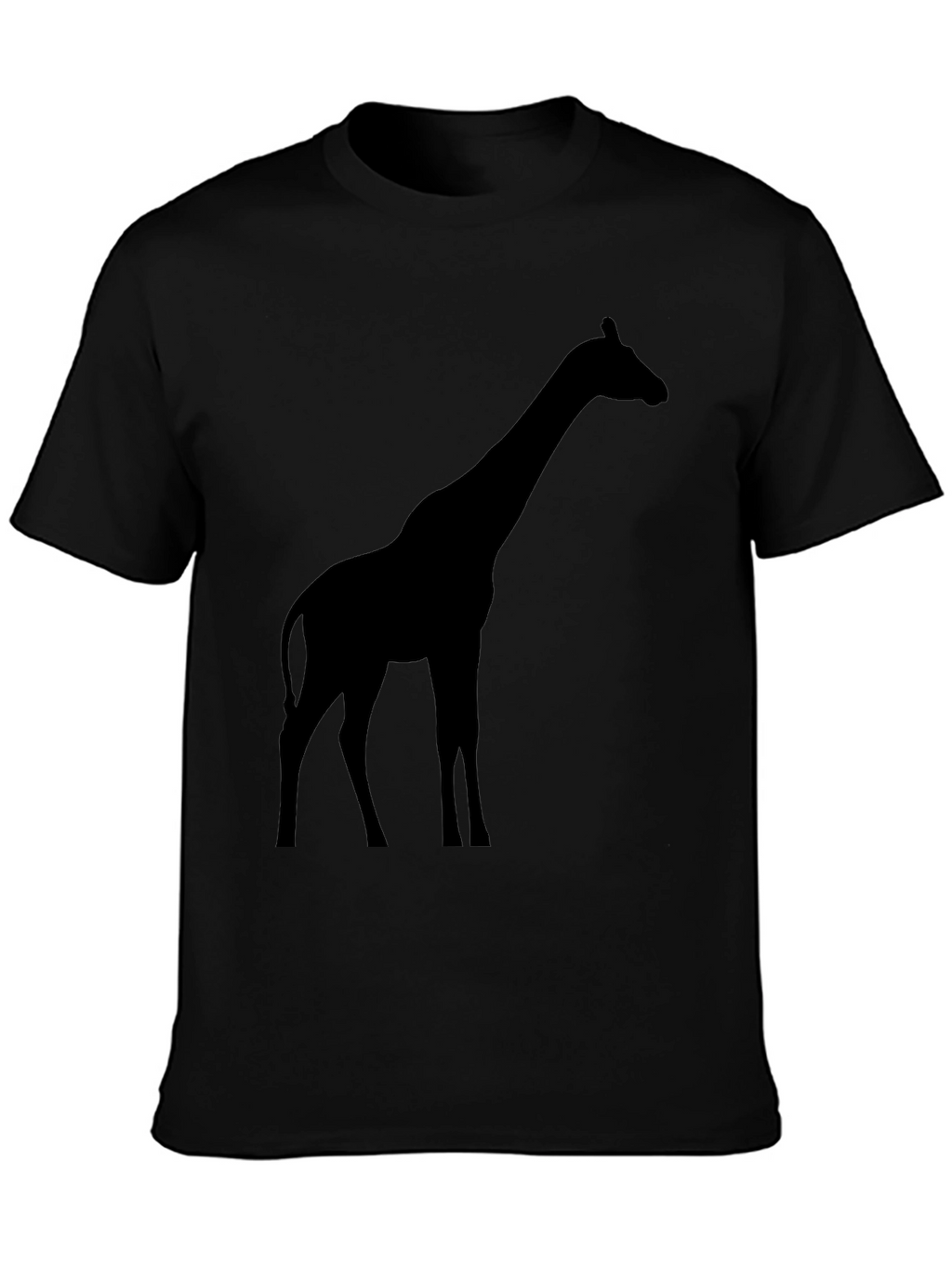 Giraffe Silhouette T-Shirt - Classic Crew Neck