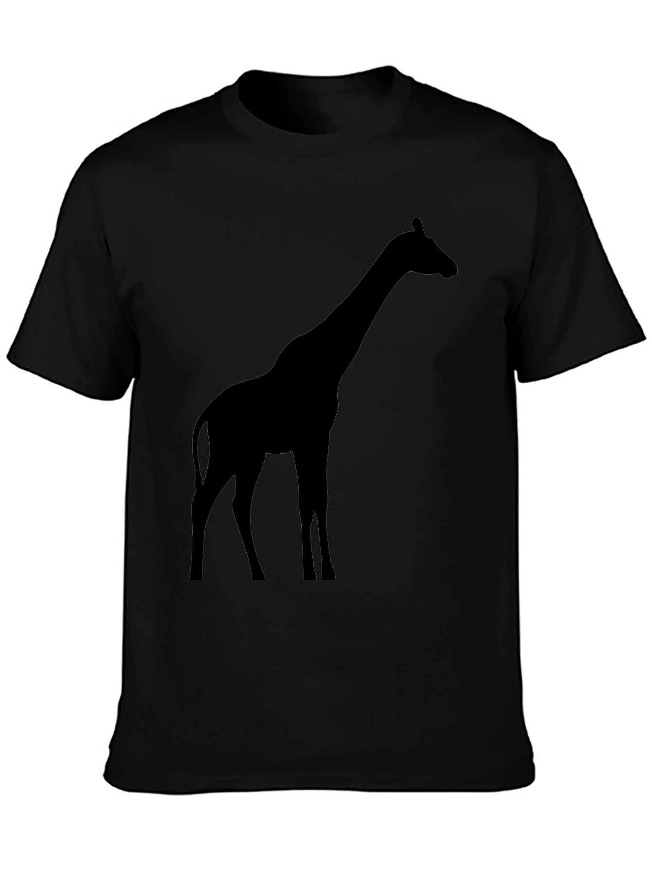 Giraffe Silhouette T-Shirt - Classic Crew Neck