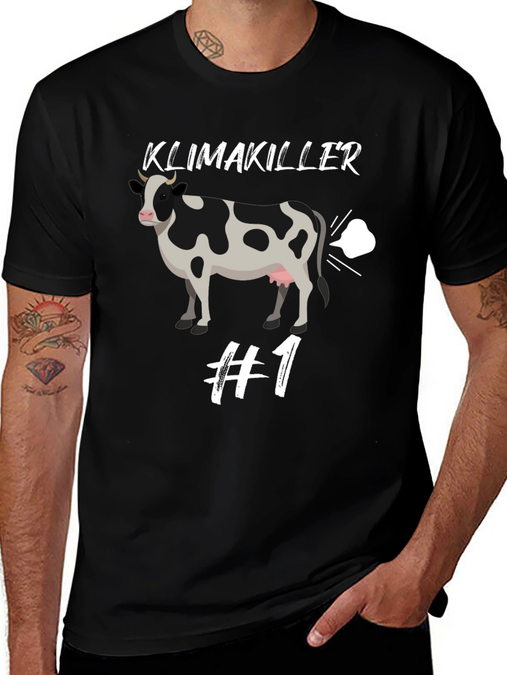 Klimakiller #1 Graphic T-Shirt - Black