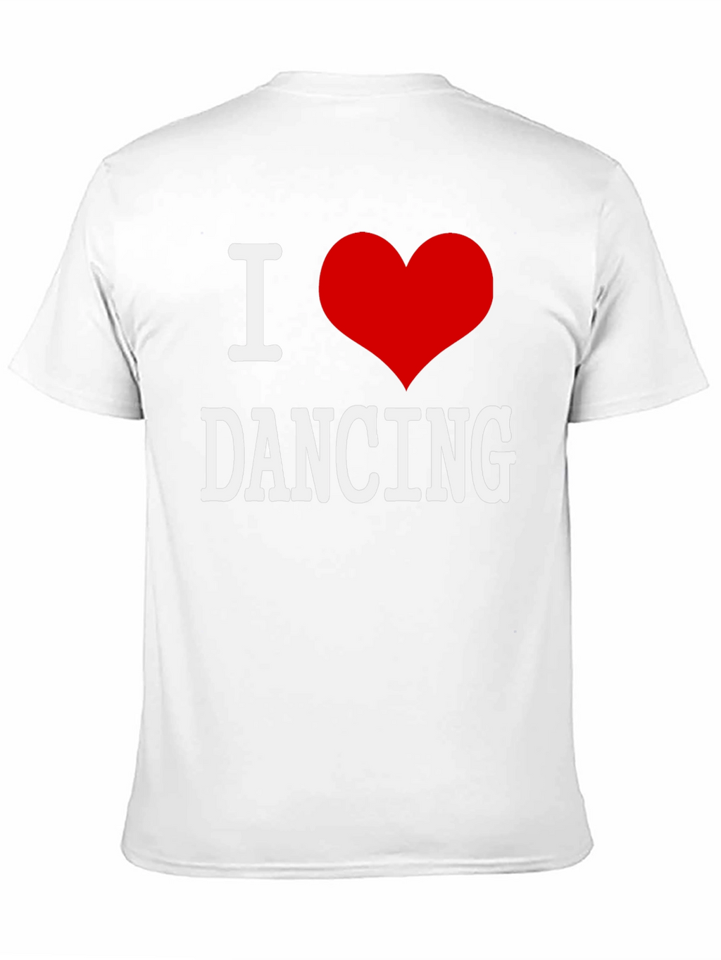 I Love Dancing T-Shirt - Black Cotton Graphic Tee
