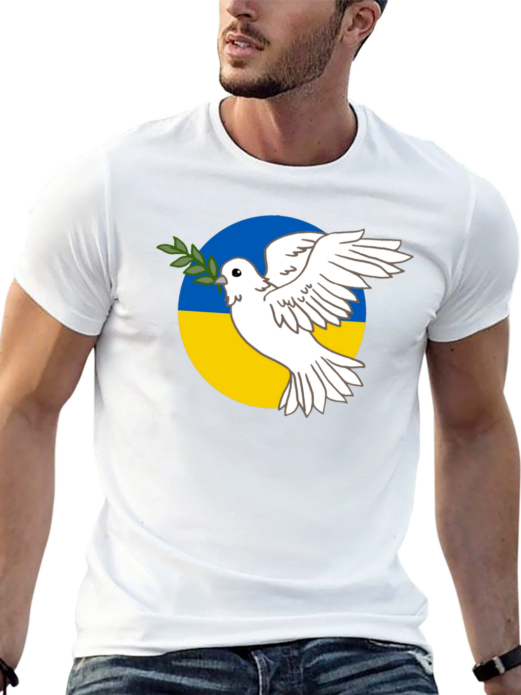 Ukraine Peace Dove T-Shirt - Support Ukraine
