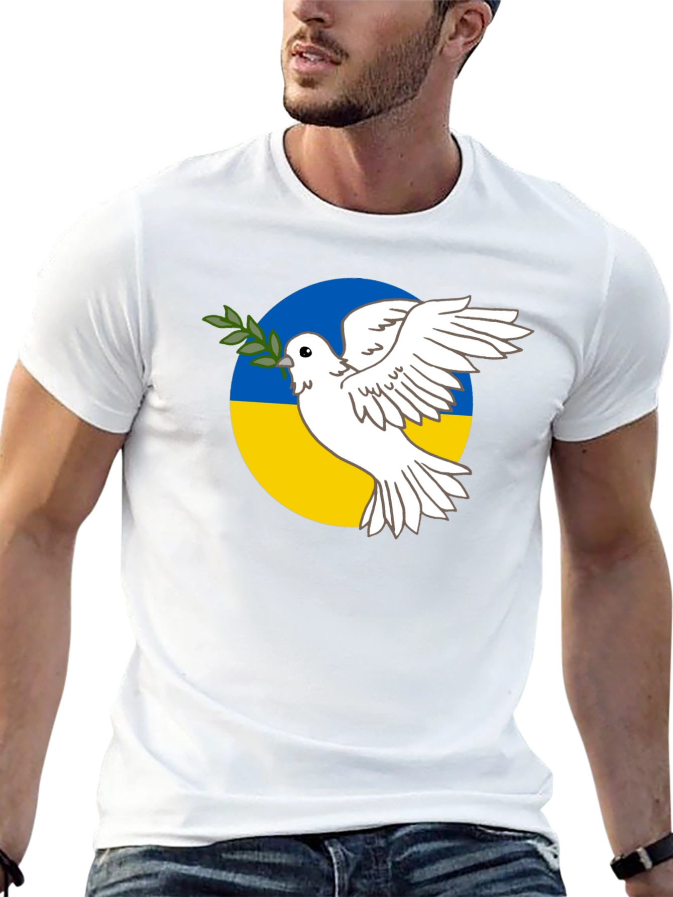 Ukraine Peace Dove T-Shirt - Support Ukraine