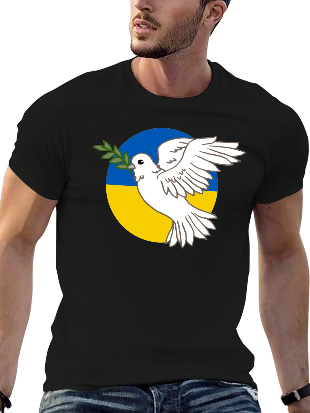 Ukraine Peace Dove T-Shirt - Support Ukraine