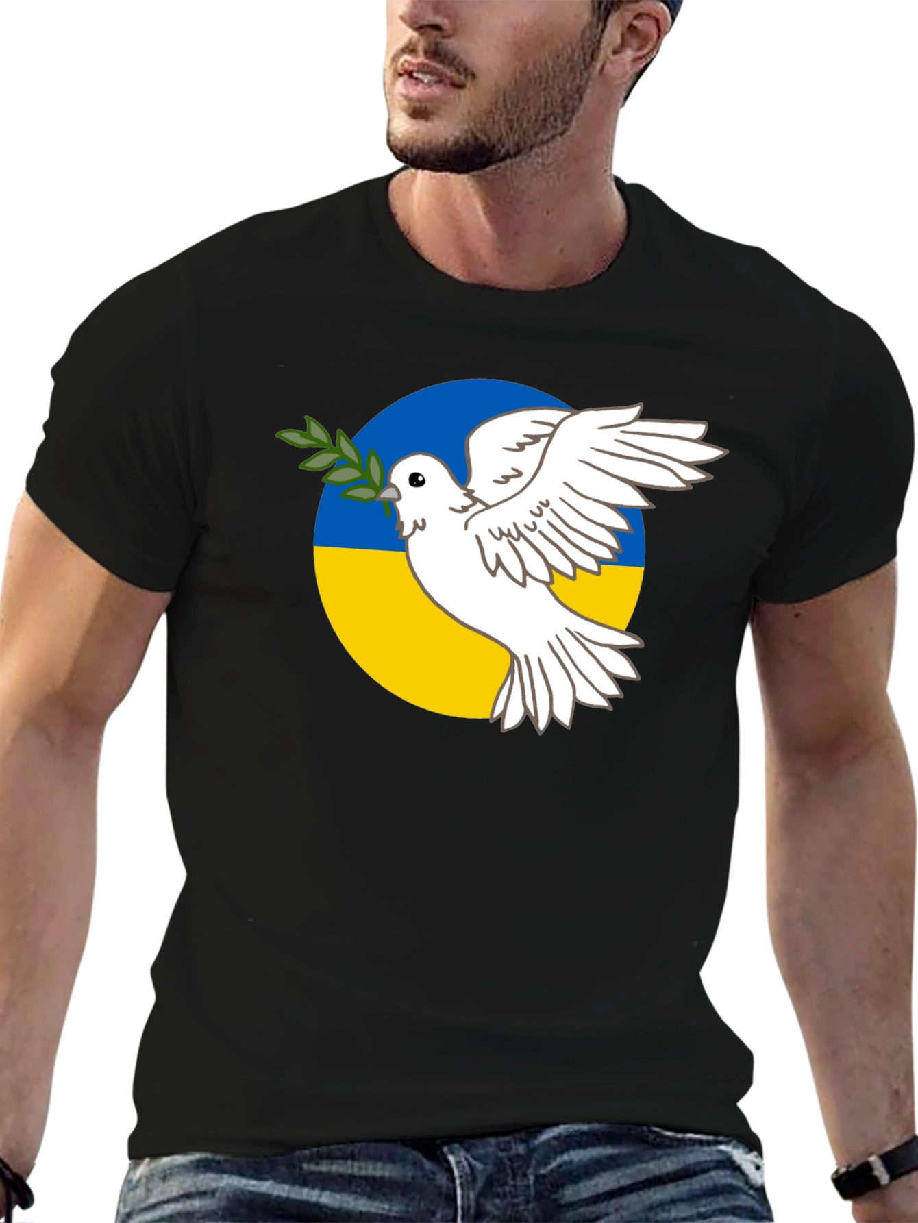 Ukraine Peace Dove T-Shirt - Support Ukraine
