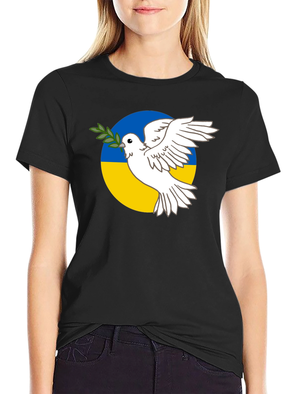 Ukraine Peace Dove T-Shirt - Support Ukraine