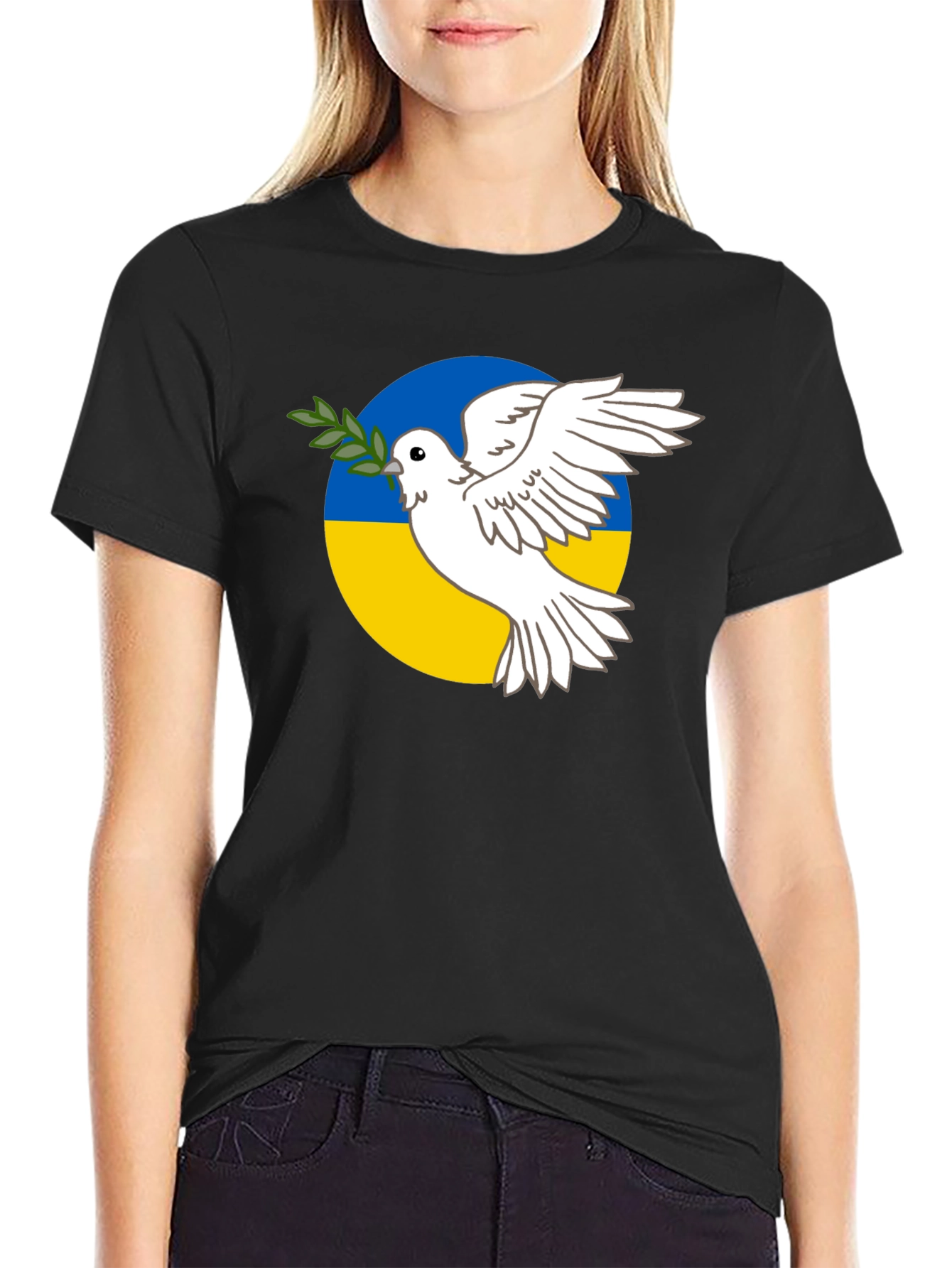 Ukraine Peace Dove T-Shirt - Support Ukraine