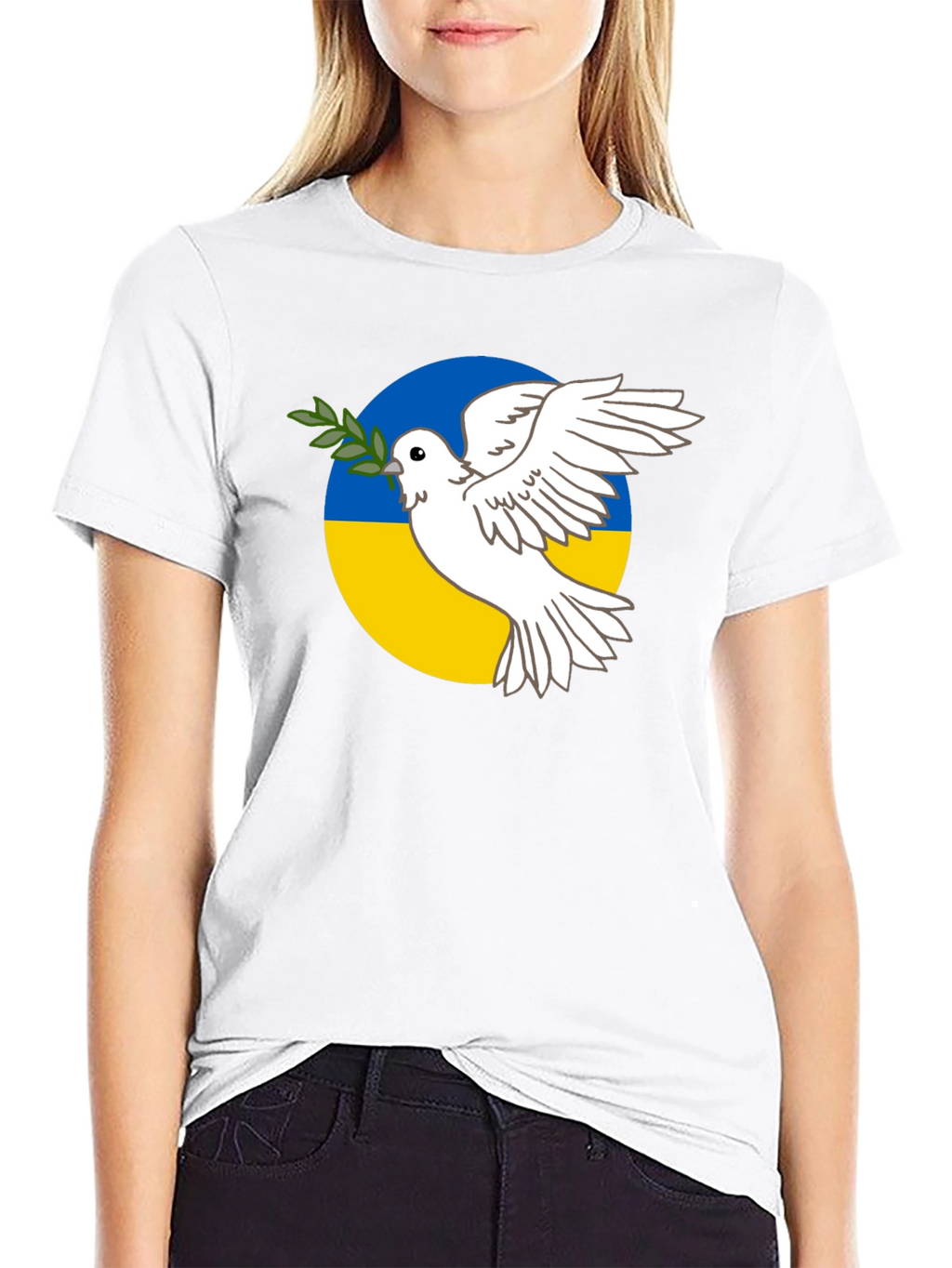 Ukraine Peace Dove T-Shirt - Support Ukraine