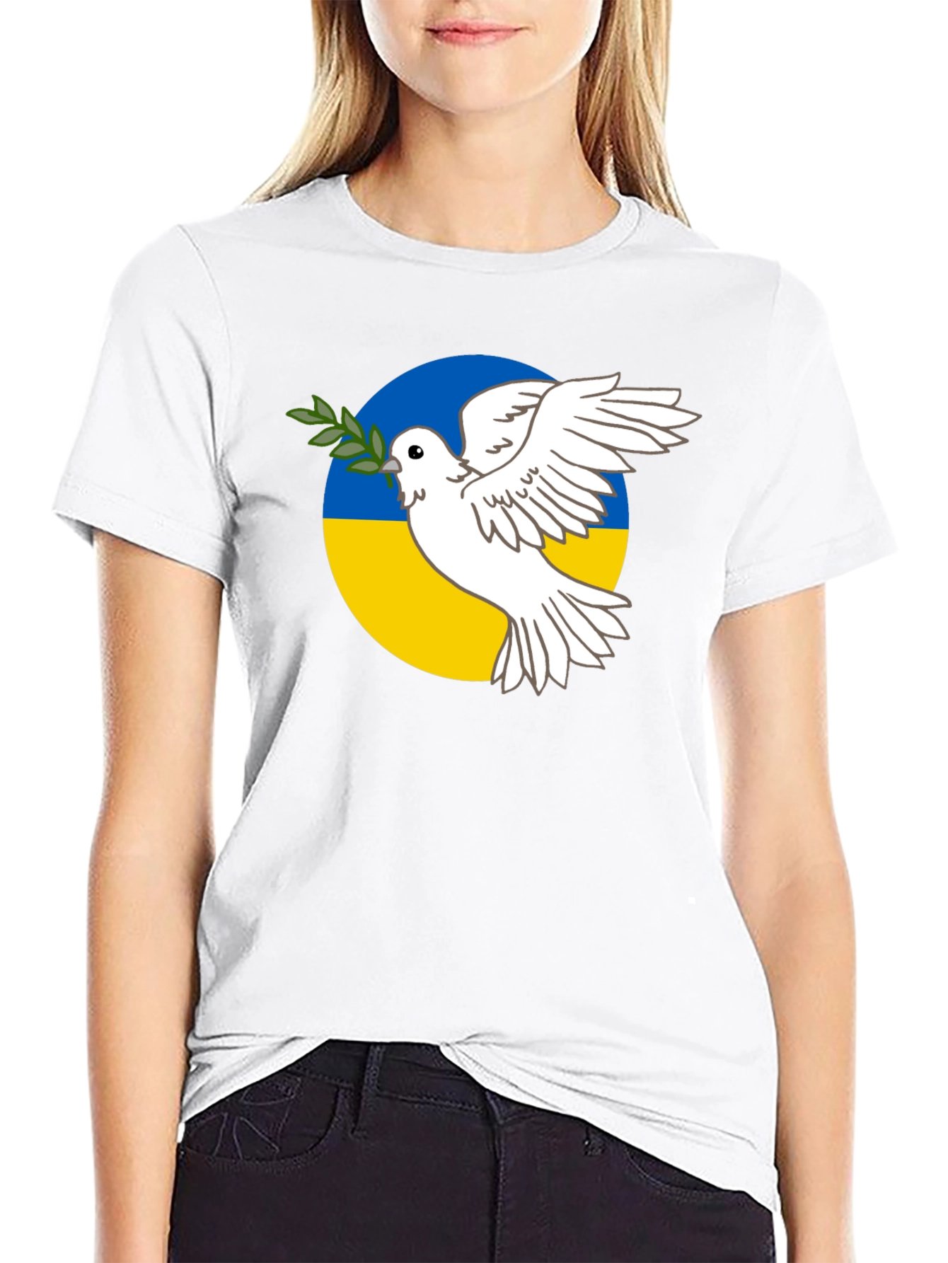 Ukraine Peace Dove T-Shirt - Support Ukraine