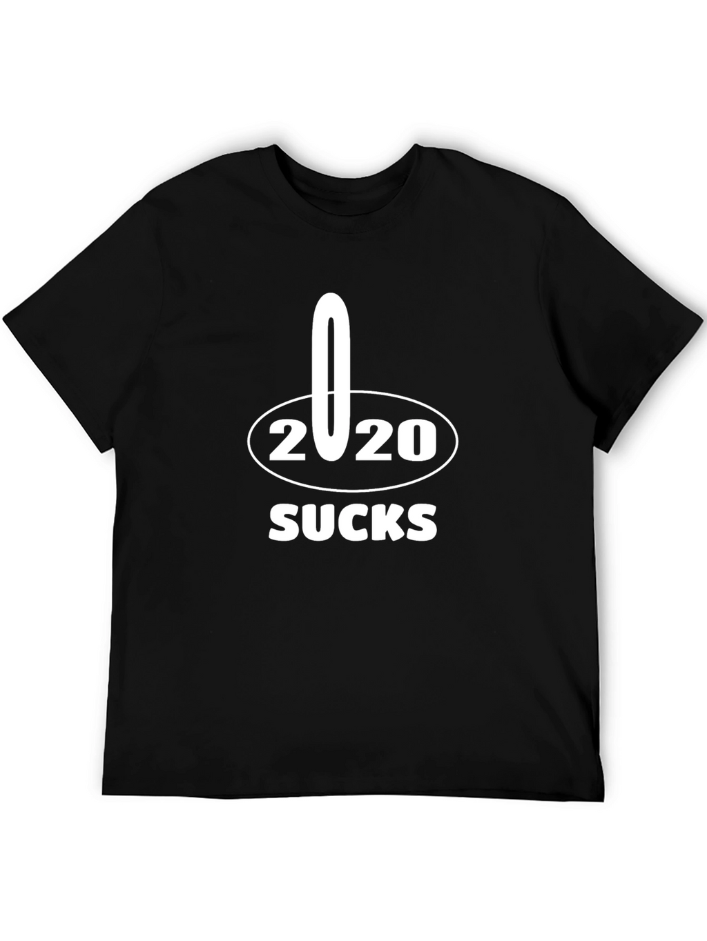 2020 Sucks Graphic Tee - Black Novelty T-Shirt