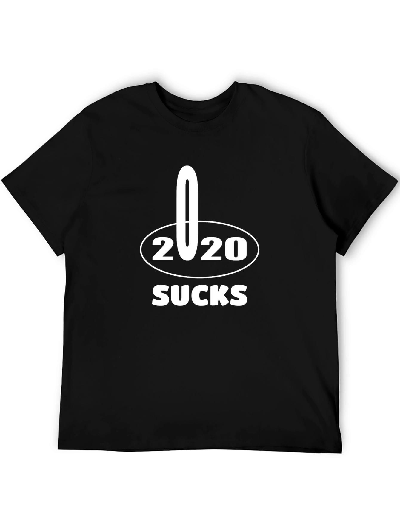 2020 Sucks Graphic Tee - Black Novelty T-Shirt
